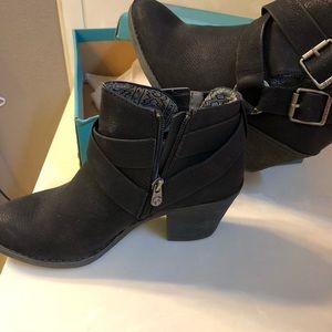 Brand new black booties